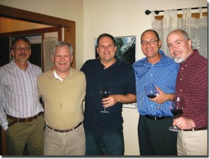 (L)  Roland Rissen, Bob Graeter, Larry Meehan, Jon Cook and Jeff King