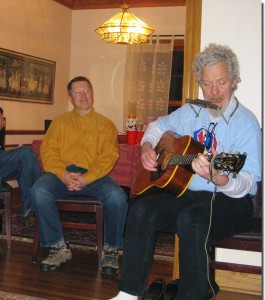 Jeff Gilliken and George Heritier on guitar