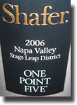 Shafer One Point Five Cabernet